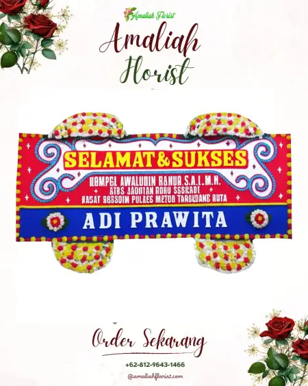 Papan Bunga Ucapan Selamat Banjardowo